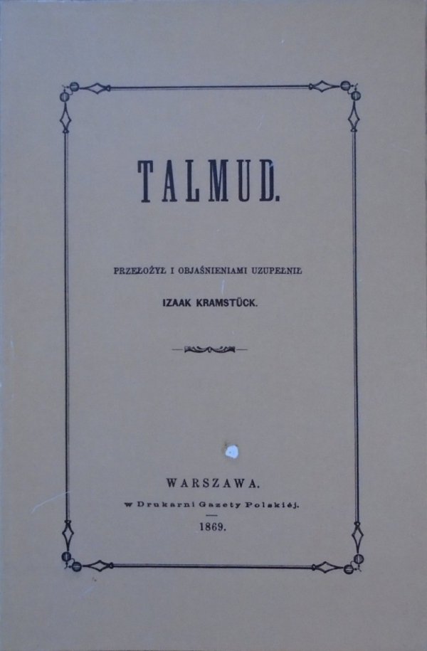 Izaak Kramstuck • Talmud