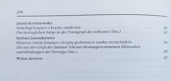Zamek książęcy w Szczecinie. Monografia