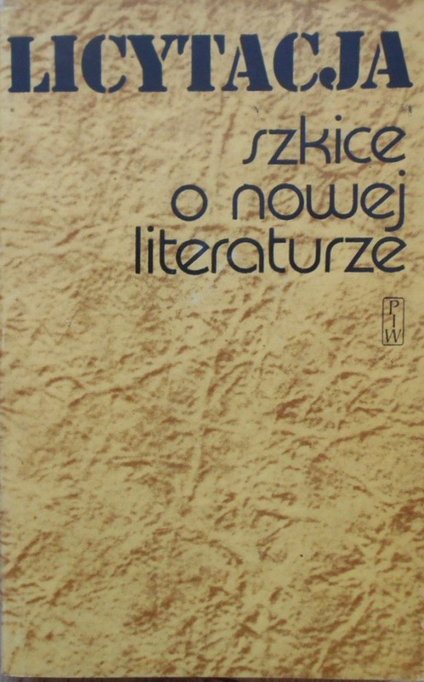 Licytacja. Szkice o nowej literaturze • Rosiek, Chwin, Dybel, Komendant, Piskor