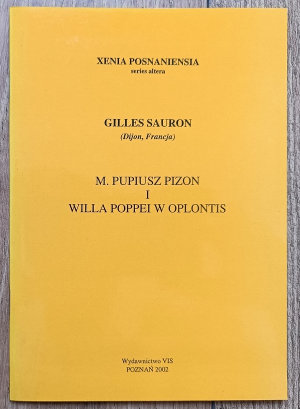 Gilles Sauron M. Pupiusz Pizon i Willa Poppei w Oplontis