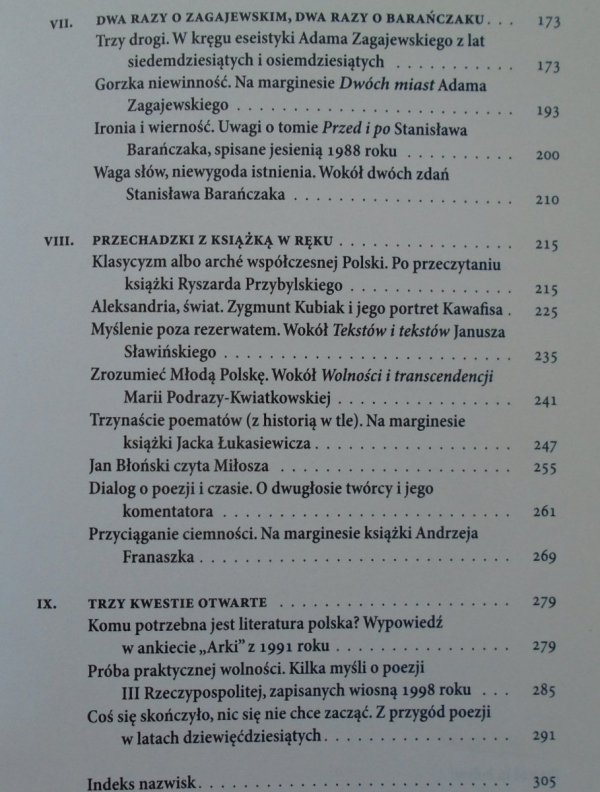 Marian Stala • Przeszukiwanie czasu. Przechadzki krytycznoliterackie [Szymborska, Herbert, Miłosz, Barańczak, Pilch, Zagajewski]