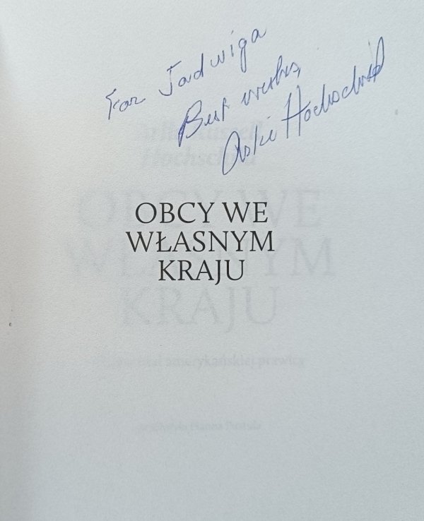 Arlie Russell Hochschild Obcy we własnym kraju