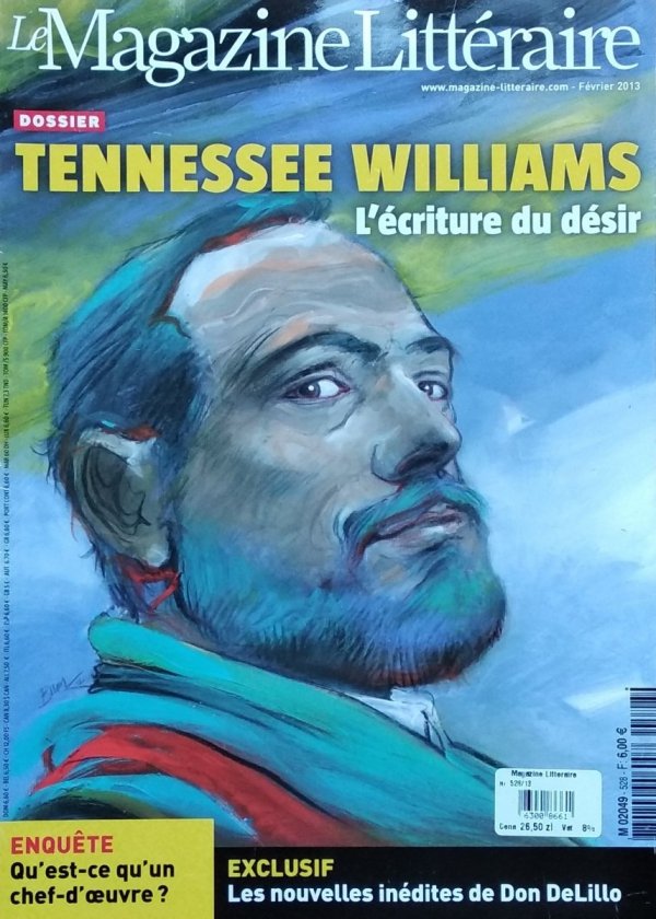 Le Magazine Litteraire • Tennessee Williams. Nr 528