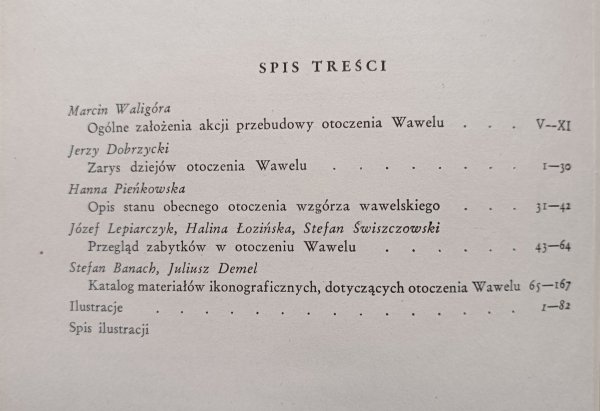 Przemiany dziejowe otoczenia Wawelu / 1953