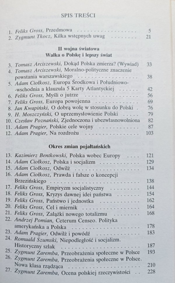 Wybór pism emigracji politycznej niepodległej PPS (WRN) 1940-1970