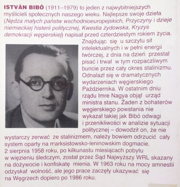 Istvan Bibo Kwestia żydowska