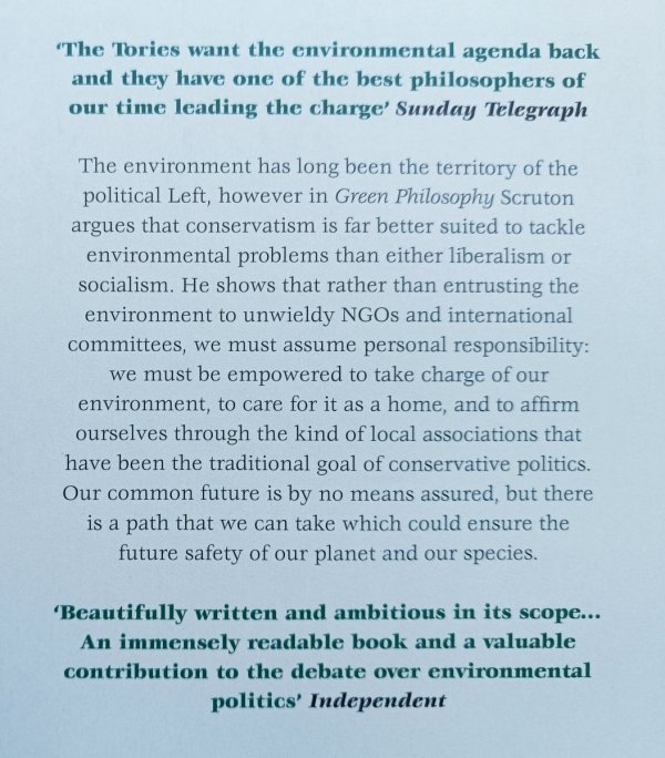 Roger Scruton Green Philosophy