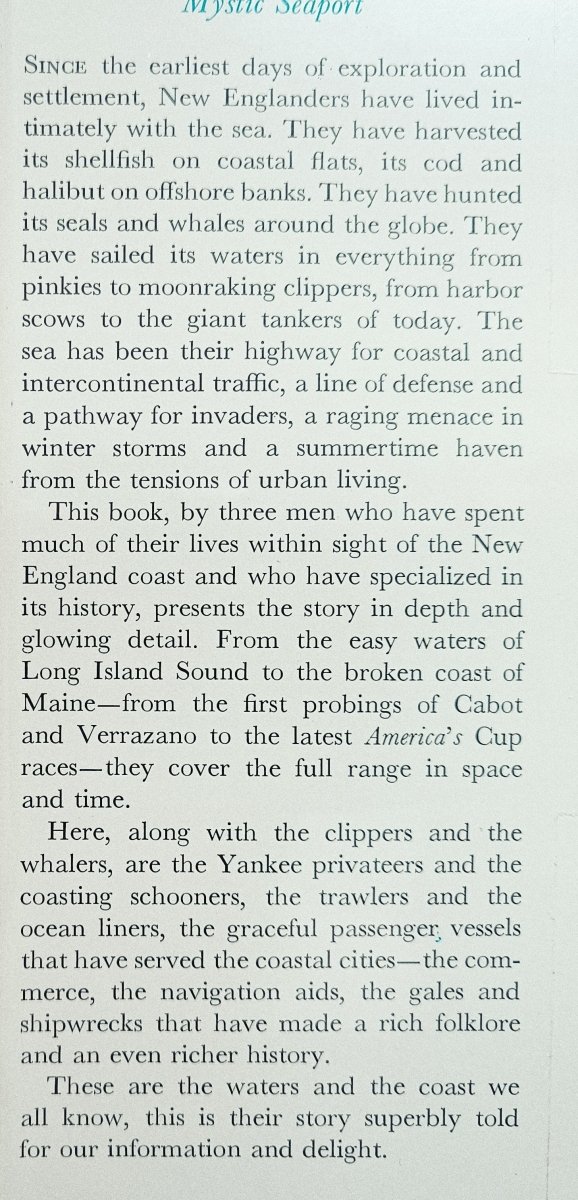 New England and the Sea