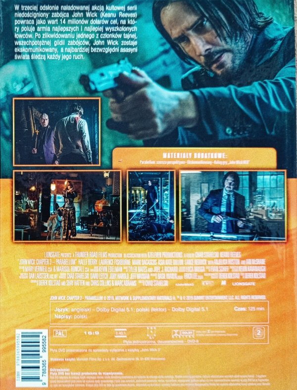 Chad Stahelski John Wick 3 DVD