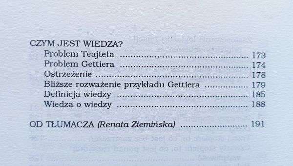 Roderick M. Chisholm Teoria poznania