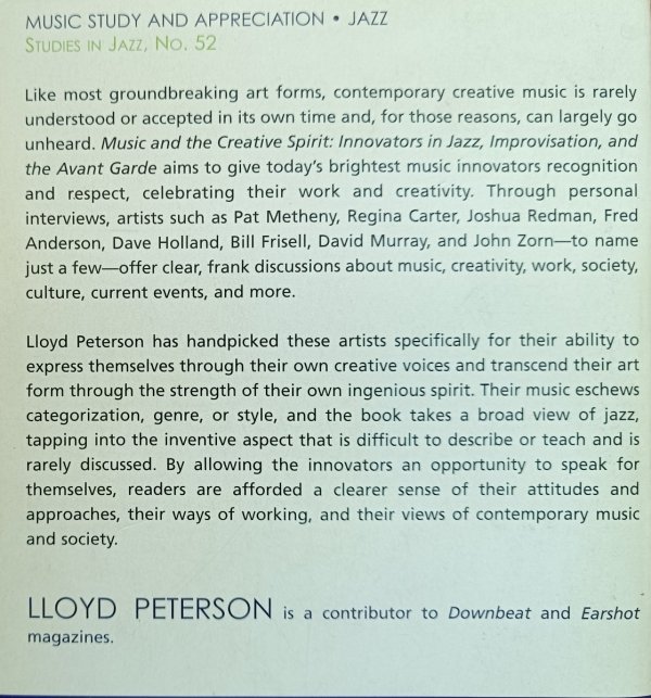 Music and the Creative Spirit: Innovators in Jazz, Improvisation, and the Avant Garde