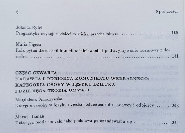 Z badań nad kompetencją komunikacyjną dzieci