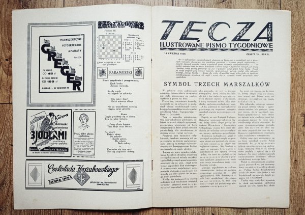 Tęcza. Ilustrowane Pismo Tygodniowe 14 kwietnia 1928