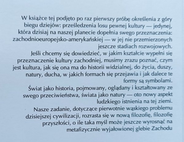 Oswald Spengler Zmierzch Zachodu