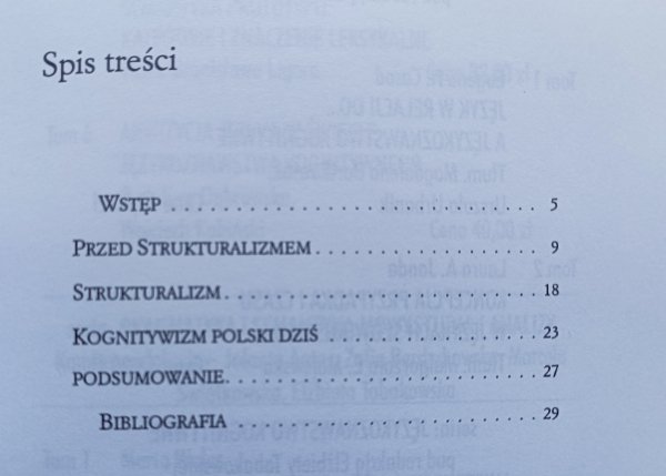 Elżbieta Tabakowska Kognitywizm po polsku - wczoraj i dziś