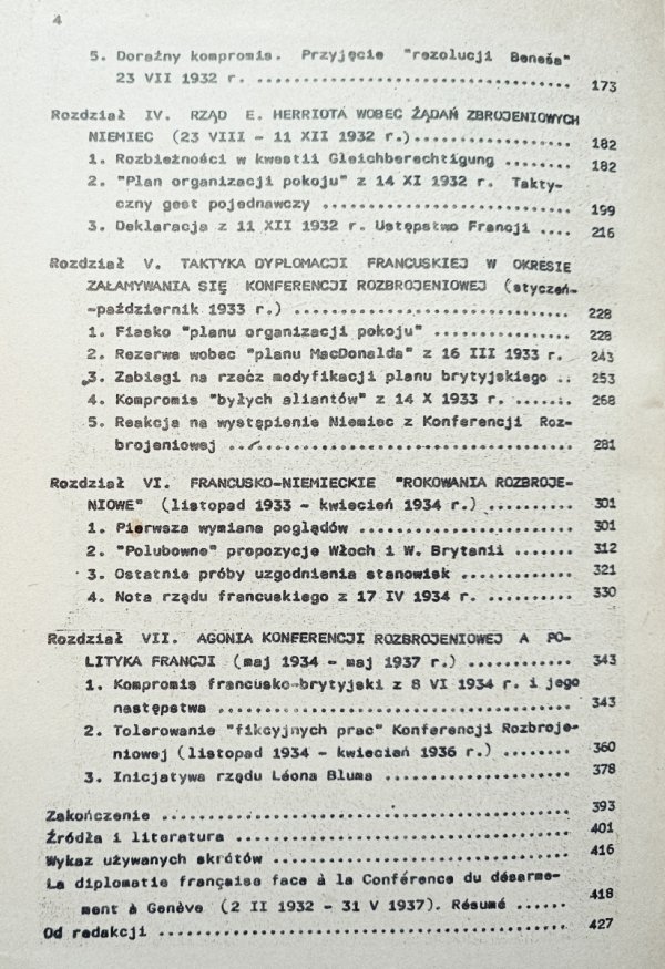Dyplomacja francuska wobec Konferencji Rozbrojeniowej w Genewie 2 II 1932 - 31 V 1937