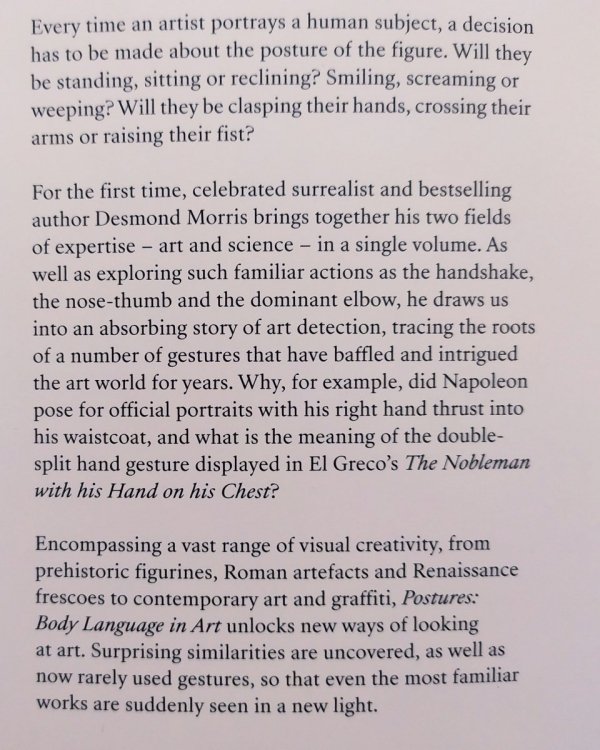 Desmond Morris Postures. Body Language in Art