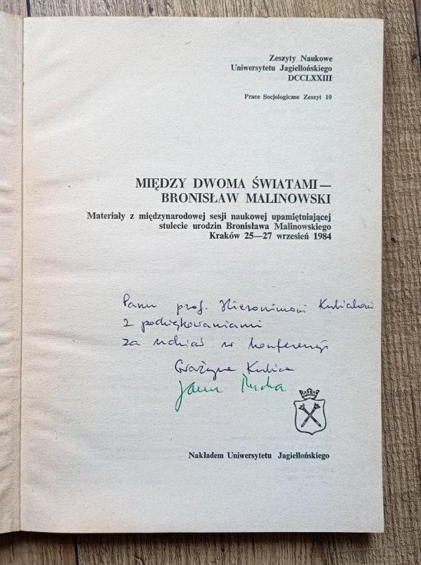 Między dwoma światami Bronisław Malinowski