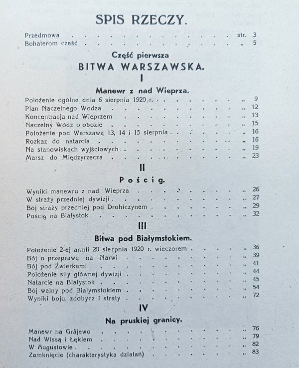 Walki 1-go p. p. legionów o Białystok na tle bitwy warszawskiej w 1920 roku