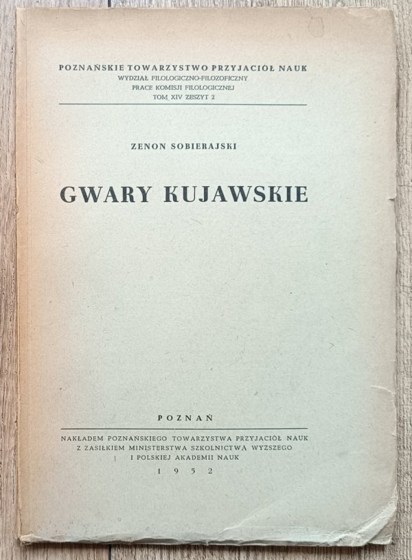 Zenon Sobierajski Gwary kujawskie