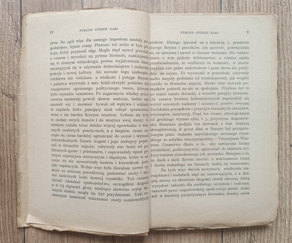 Owidiusz Przemiany / Życie i poezja Owidiusza / 1922