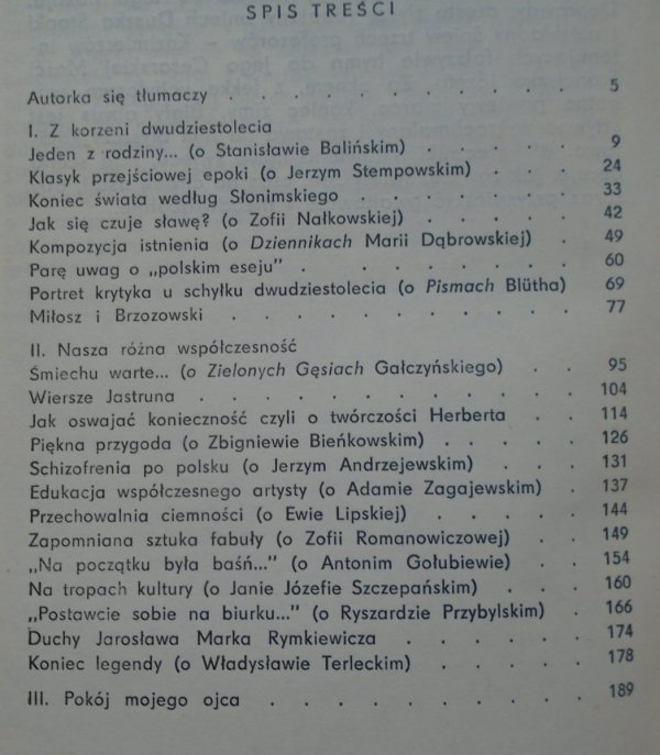 Marta Wyka • Głosy różnych pokoleń [Zbigniew Herbert, Stempowski, Zagajewski, Gałczyński i inni]