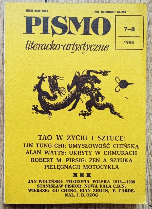 Pismo literacko-artystyczne 7-8/1988