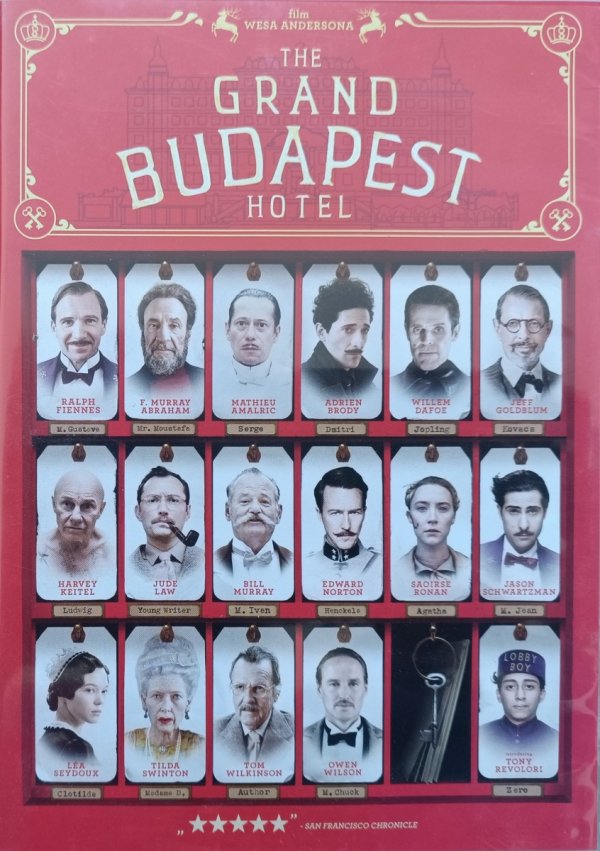 Wes Anderson • The Grand Budapest Hotel • DVD