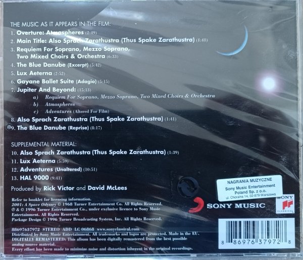 2001: A Space Odyssey CD