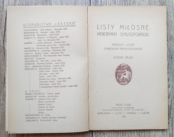 Listy miłosne Marianny d'Alcoforado