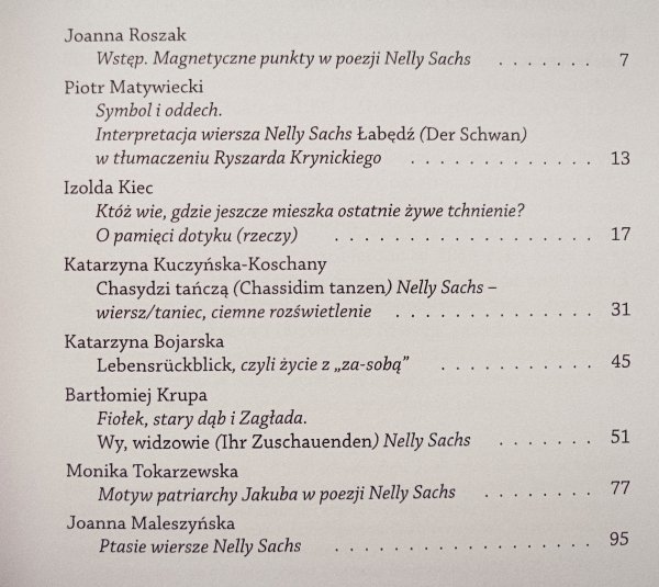 Kartki o Nelly Sachs