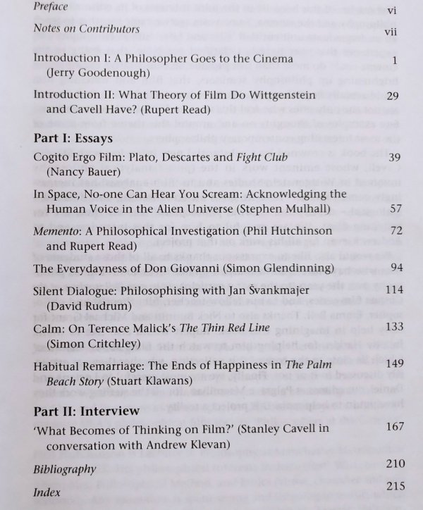 Film as Philosophy. Essays on Cinema After Wittgenstein and Cavell