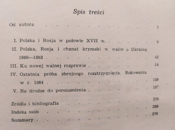 Zbigniew Wójcik Traktat andruszowski 1667 roku i jego geneza
