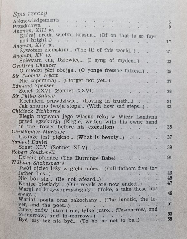 Antologia liryki angielskiej 1300-1950