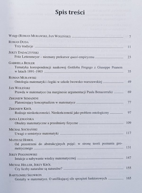 Problemy filozofii matematyki i informatyki