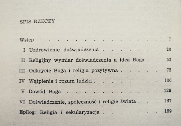 John E. Smith Doświadczenie i Bóg