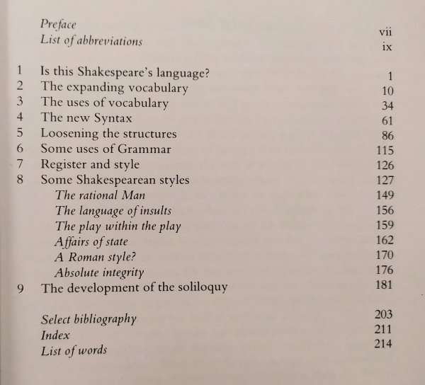 S. S. Hussey The Literary Language of Shakespeare