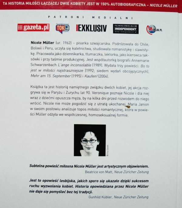 Nicole Muller Bo to jest w miłości najstraszniejsze