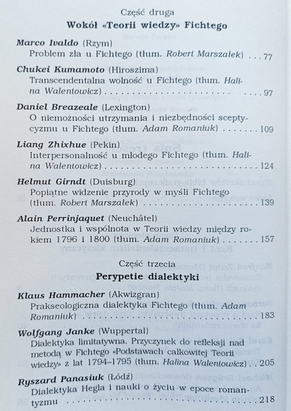 Filozofia transcendentalna a dialektyka