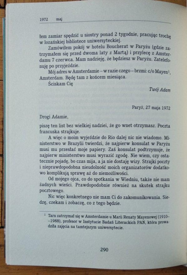 Sławomir Mrożek, Adam Tarn • Listy 1963-1975