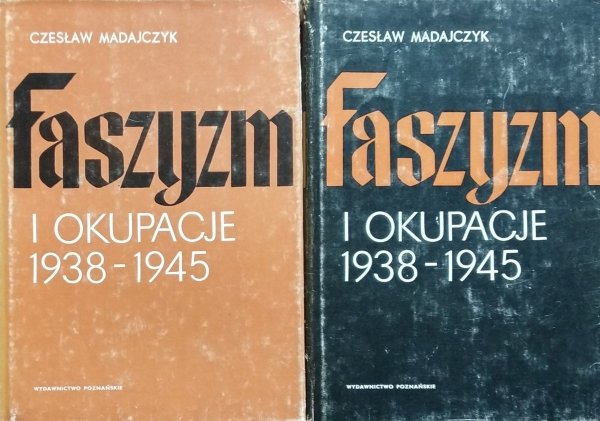 Czesław Madajczyk • Faszyzm i okupacje 1938-1945