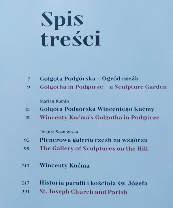 Golgota Podgórska. Ogród rzeźb [album]