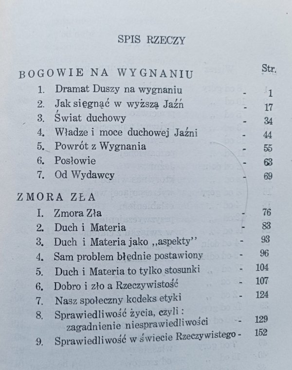 J.J. Van der Leeuw Bogowie na wygnaniu i Skąd pochodzi zło