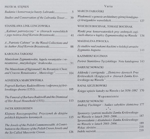 Studia Waweliana XIII
