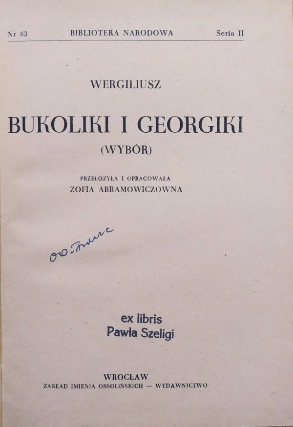 Wergiliusz Bukoliki i Georgiki