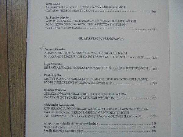 materiały pokonferencyjne • Światło Wschodu w przestrzeni gotyku [Jerzy Nowosielski]