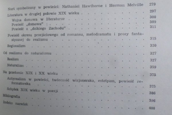 Andrzej Kopcewicz, Marta Sienicka • Historia literatury Stanów Zjednoczonych w zarysie. Wiek XVII-XIX [Edgar Allan Poe, Ralph Waldo Emerson, Walt Whitman, Emily Dickinson]