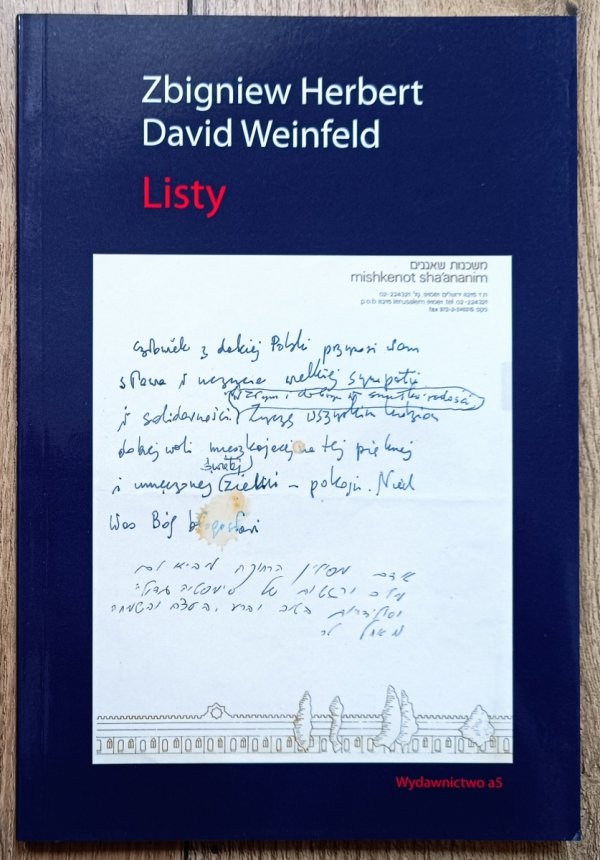 Zbigniew Herbert, David Weinfeld Listy