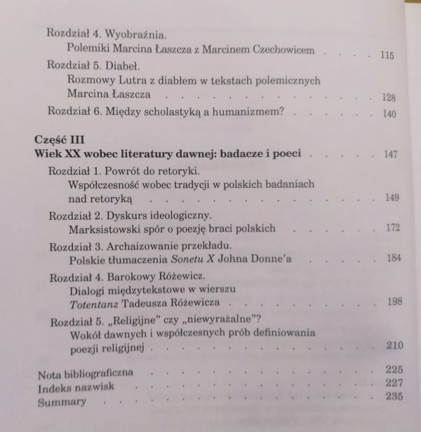 Piotr Wilczek Dyskurs, przekład, interpretacja. Literatura staropolska i jej trwanie we współczesnej kulturze