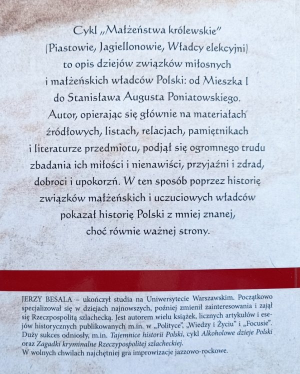 Jerzy Besala Małżeństwa królewskie. Piastowie